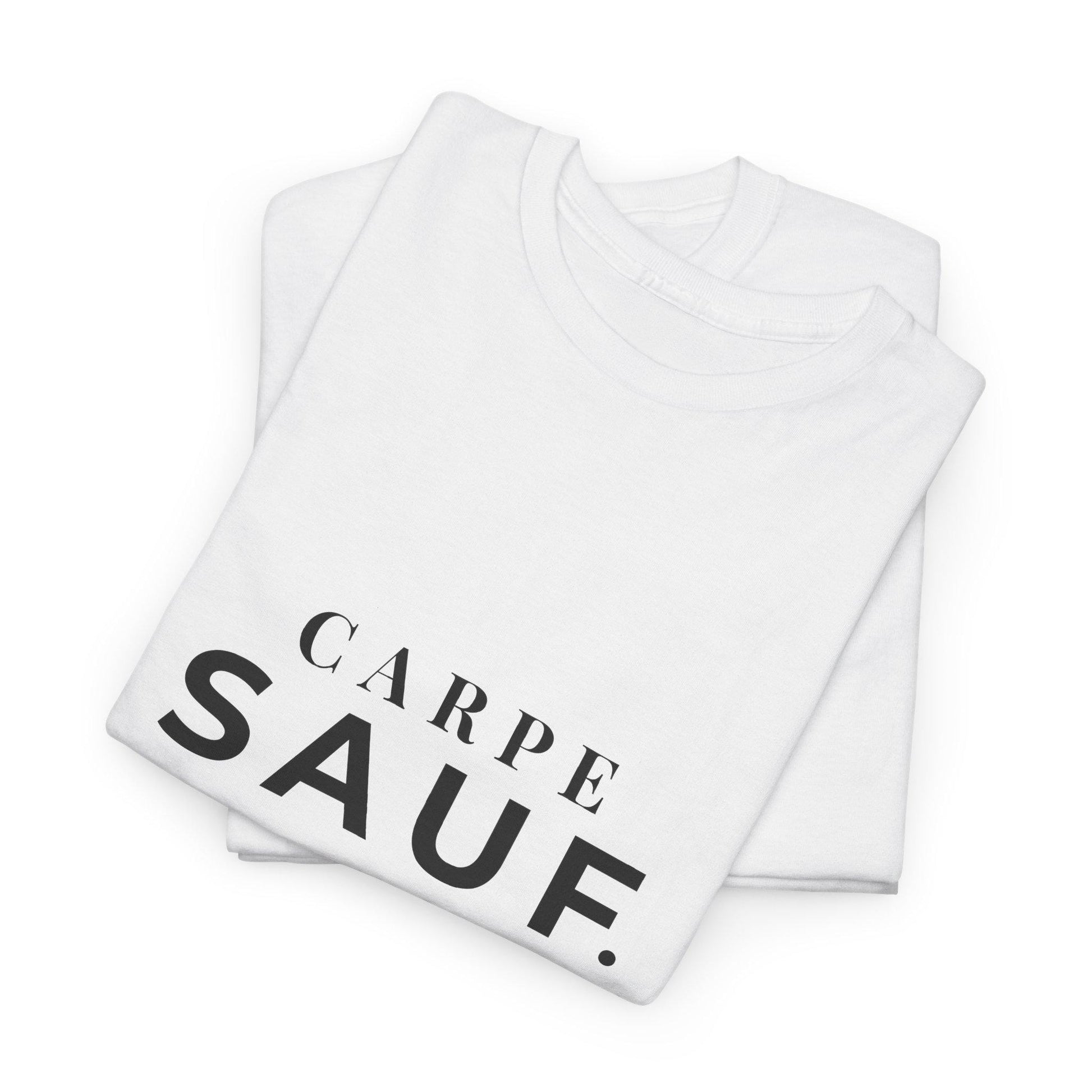 CARPE SAUF JGA Shirt Unisex Bachelorette T-Shirt Junggesellinnenabschied Bride Party Outfit Hen Party Gruppe Geschenk Frauen Männer Saufen
