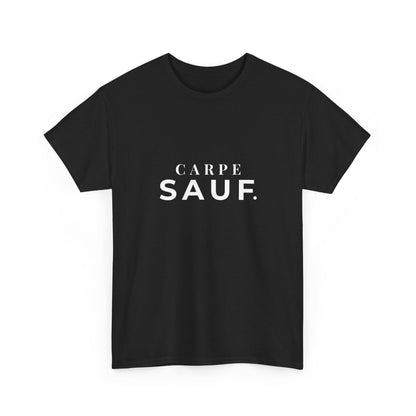 CARPE SAUF JGA Shirt Unisex Bachelorette T-Shirt Junggesellinnenabschied Bride Party Outfit Hen Party Gruppe Geschenk Frauen Männer Saufen