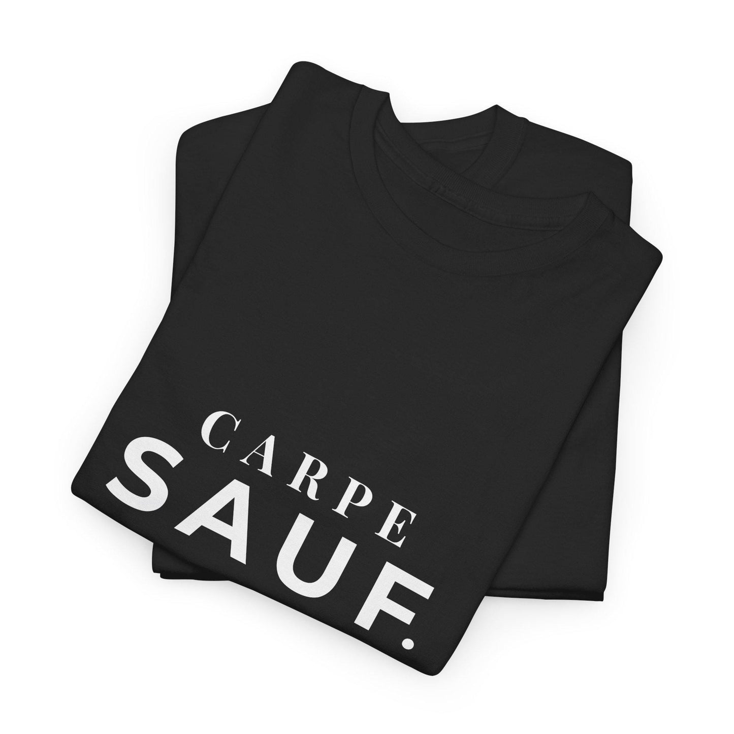 CARPE SAUF JGA Shirt Unisex Bachelorette T-Shirt Junggesellinnenabschied Bride Party Outfit Hen Party Gruppe Geschenk Frauen Männer Saufen