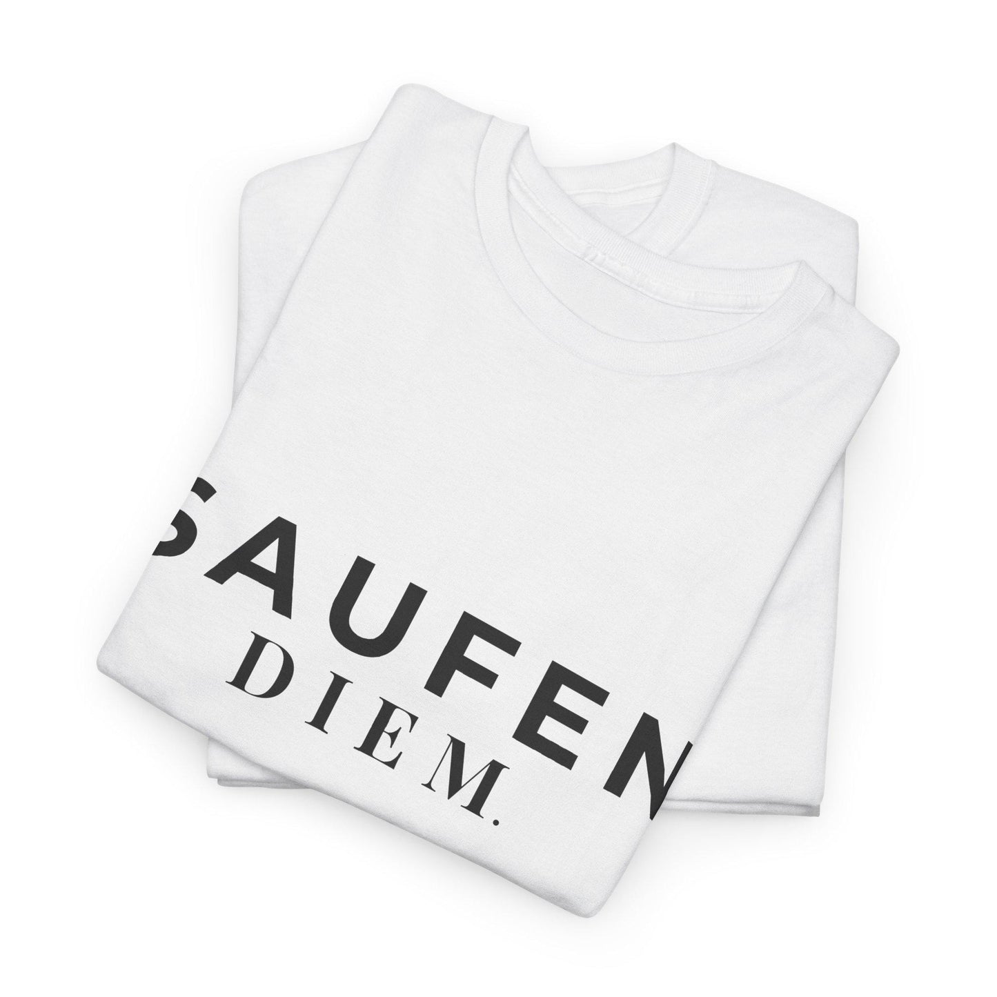 SAUFEN DIEM T-Shirt Unisex Bachelorette Junggesellinnenabschied Team Bride Bridal Party Outfit Hen Party Gruppe Geschenk Frauen Männer JGA