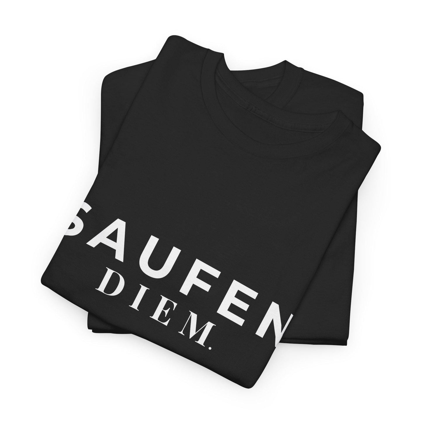 SAUFEN DIEM T-Shirt Unisex Bachelorette Junggesellinnenabschied Team Bride Bridal Party Outfit Hen Party Gruppe Geschenk Frauen Männer JGA