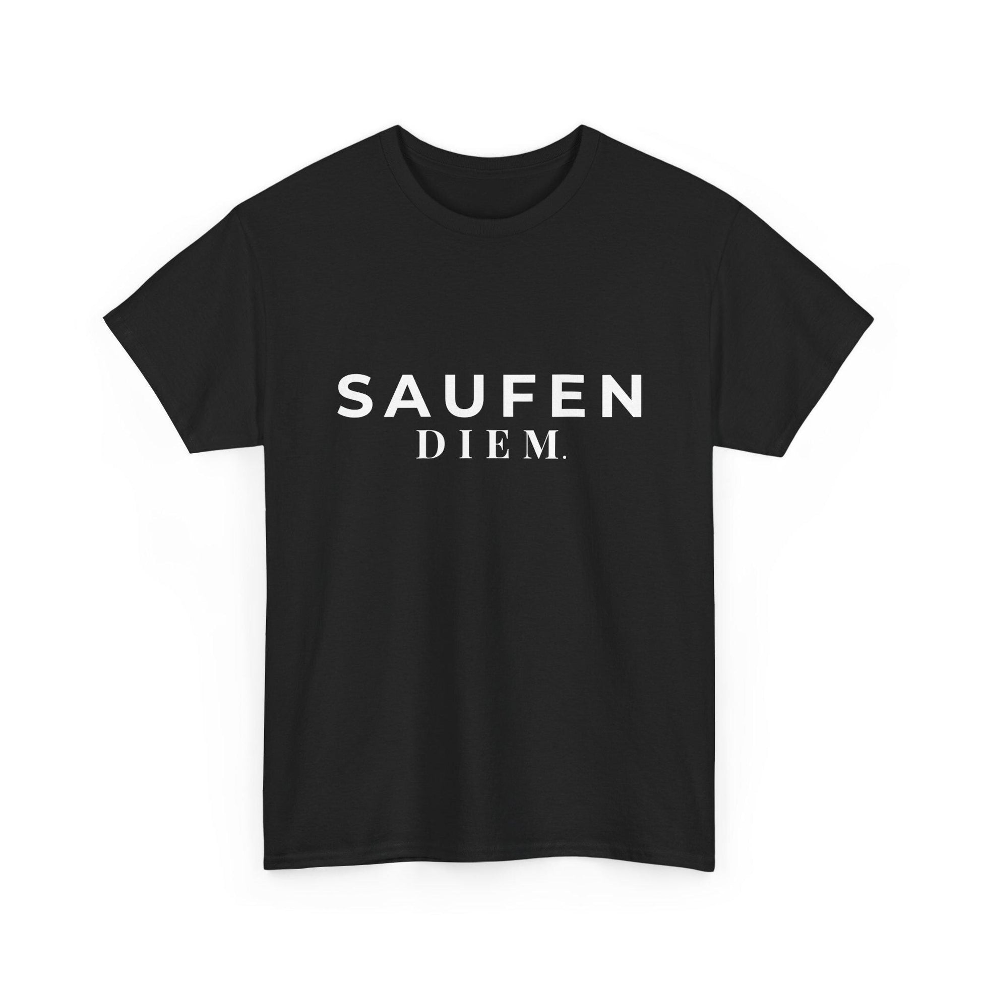SAUFEN DIEM T-Shirt Unisex Bachelorette Junggesellinnenabschied Team Bride Bridal Party Outfit Hen Party Gruppe Geschenk Frauen Männer JGA