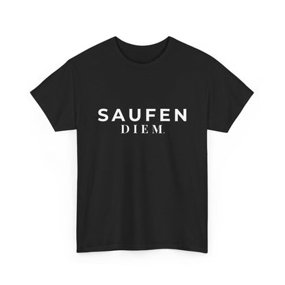 SAUFEN DIEM T-Shirt Unisex Bachelorette Junggesellinnenabschied Team Bride Bridal Party Outfit Hen Party Gruppe Geschenk Frauen Männer JGA