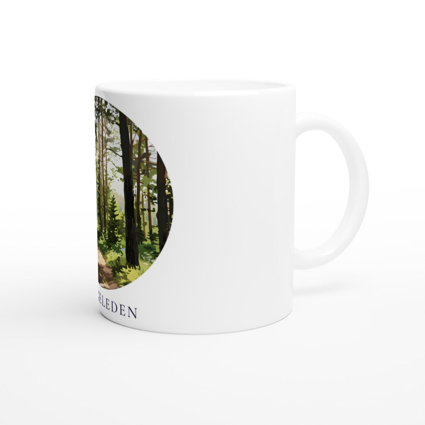 Skåneleden Tasse | Schweden Wanderweg Becher | Wald Landschaft Tasse | Geschenk für Wanderer | Skandinavien Souvenir | Natur Kaffee Becher