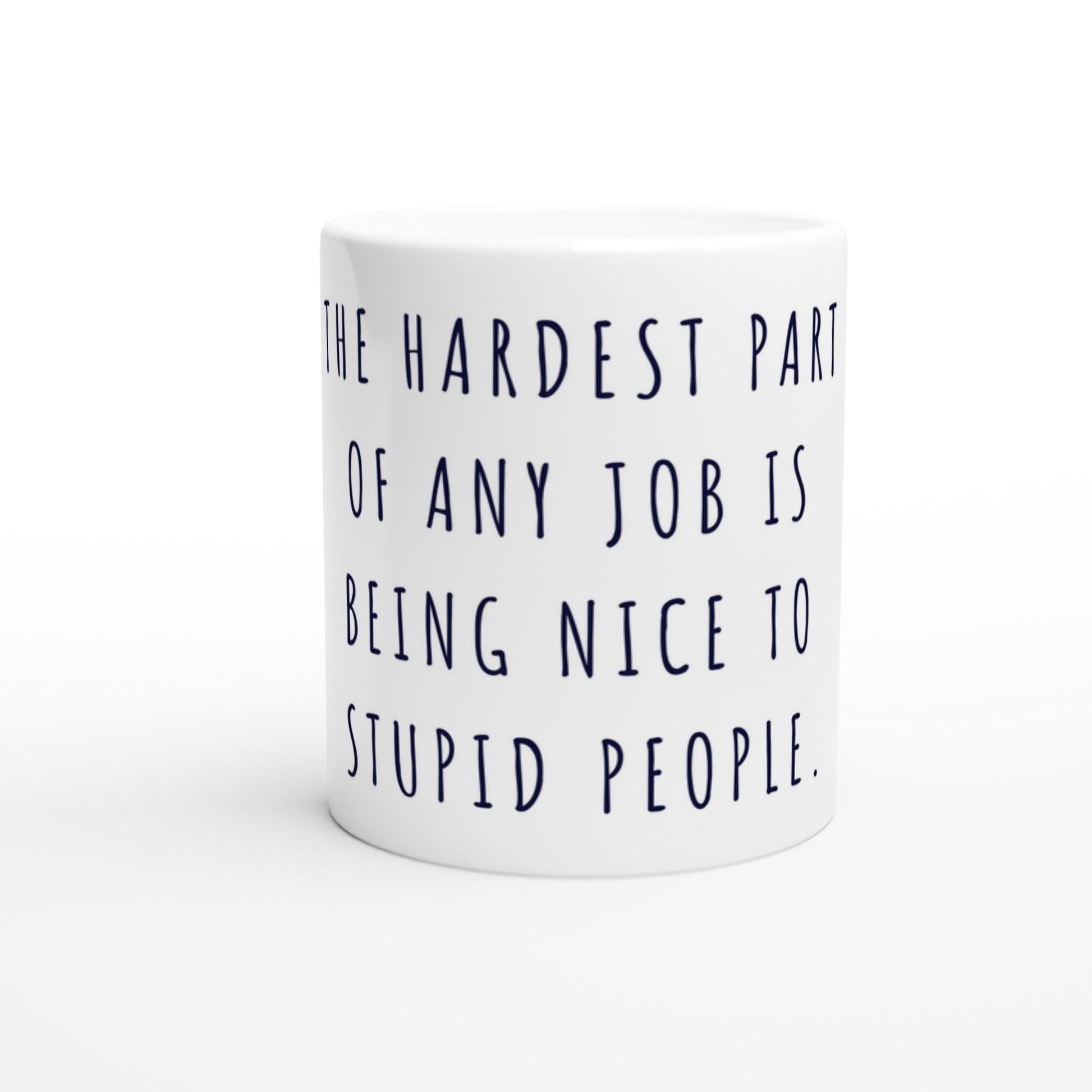 Lustige Büro Tasse | The Hardest Part Of Any Job Becher | Geschenk für Kollegen | Büro Humor Tasse | Jubiläum Geschenk Chef Geschenkidee