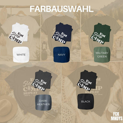 Camping JGA Shirt für Männer mit Outdoor Motiv – perfektes Abenteuer Urlaub Shirt für Junggesellenabschied, Campingtrip & Männerwochenende.