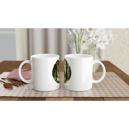 Skåneleden Tasse | Schweden Wanderweg Becher | Wald Landschaft Tasse | Geschenk für Wanderer | Skandinavien Souvenir | Natur Kaffee Becher
