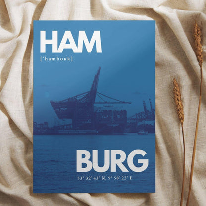 Hamburg Alster Poster | Außenalster Panorama | Hamburg Innenstadt Fotografie | Michel & Hafen Skyline | Hamburg Wandbild Souvenir Plakat