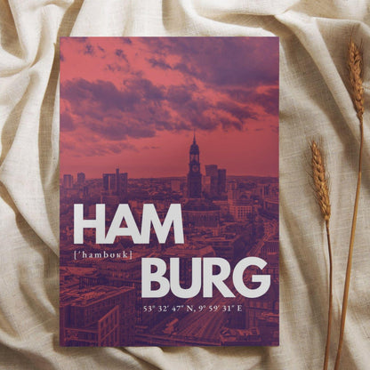 Hamburg Rathaus Poster | Binnenalster & Außenalster Fotografie | Hamburg Innenstadt Wandbild | Rathausmarkt Plakat | Souvenir Fotokunst