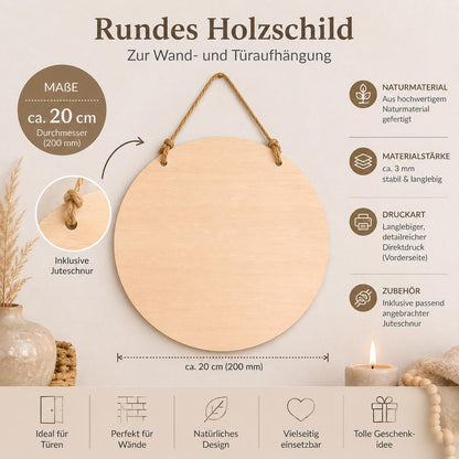 Personalisiertes Sternzeichen Holzschild mit Name | Kinderzimmer Deko | Geschenk zur Geburt | Boho Wanddeko | Tierkreiszeichen Namensschild