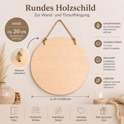 Personalisiertes Holzschild Familie | Home Sweet Home Türschild | Familienname Holzschild | Haustür Deko | Geschenk Einzug Ferienwohnung