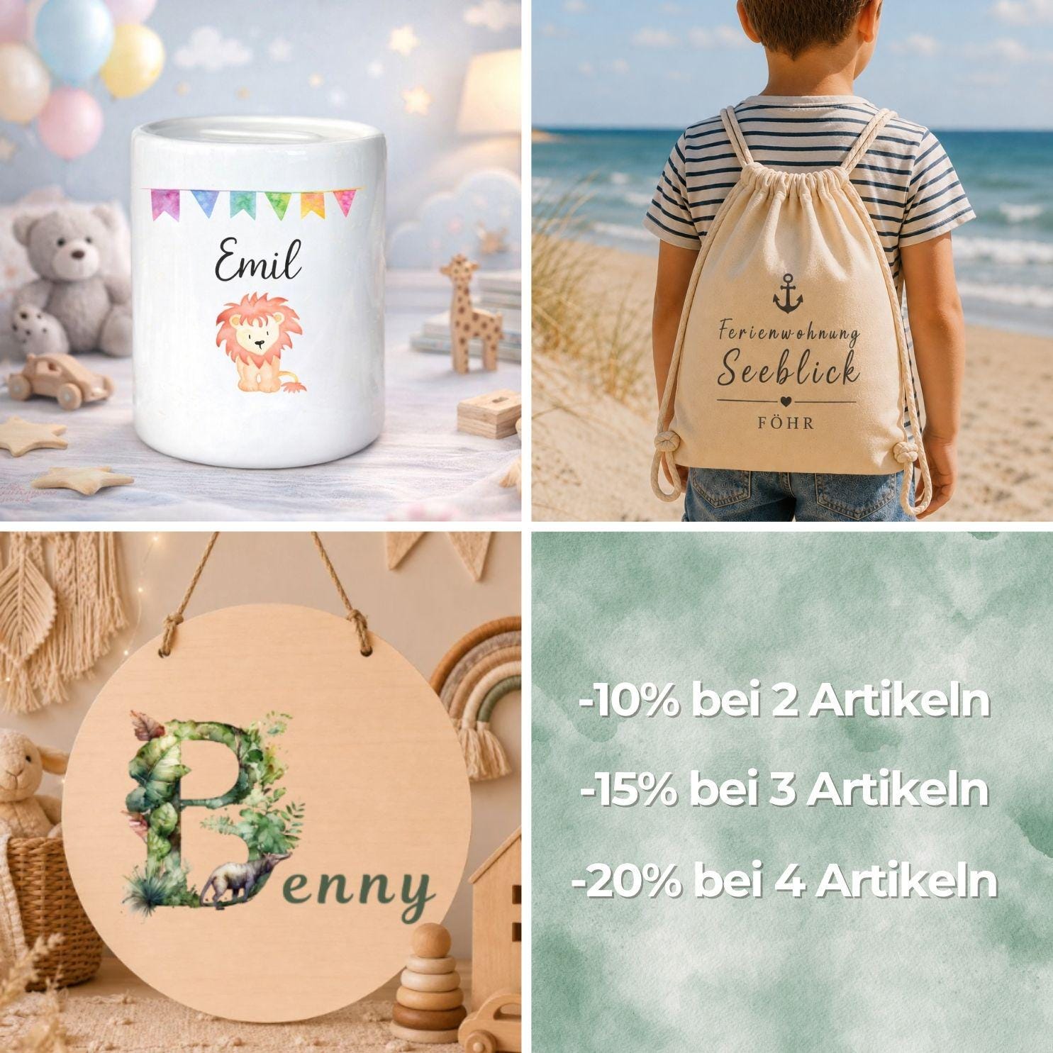 Spardose personalisiert Kind, Holzdeckel Sohn Tochter, Kinder Spardose, Baby, Personalisierter Spartopf, Schule, Geburt, Geburtstag