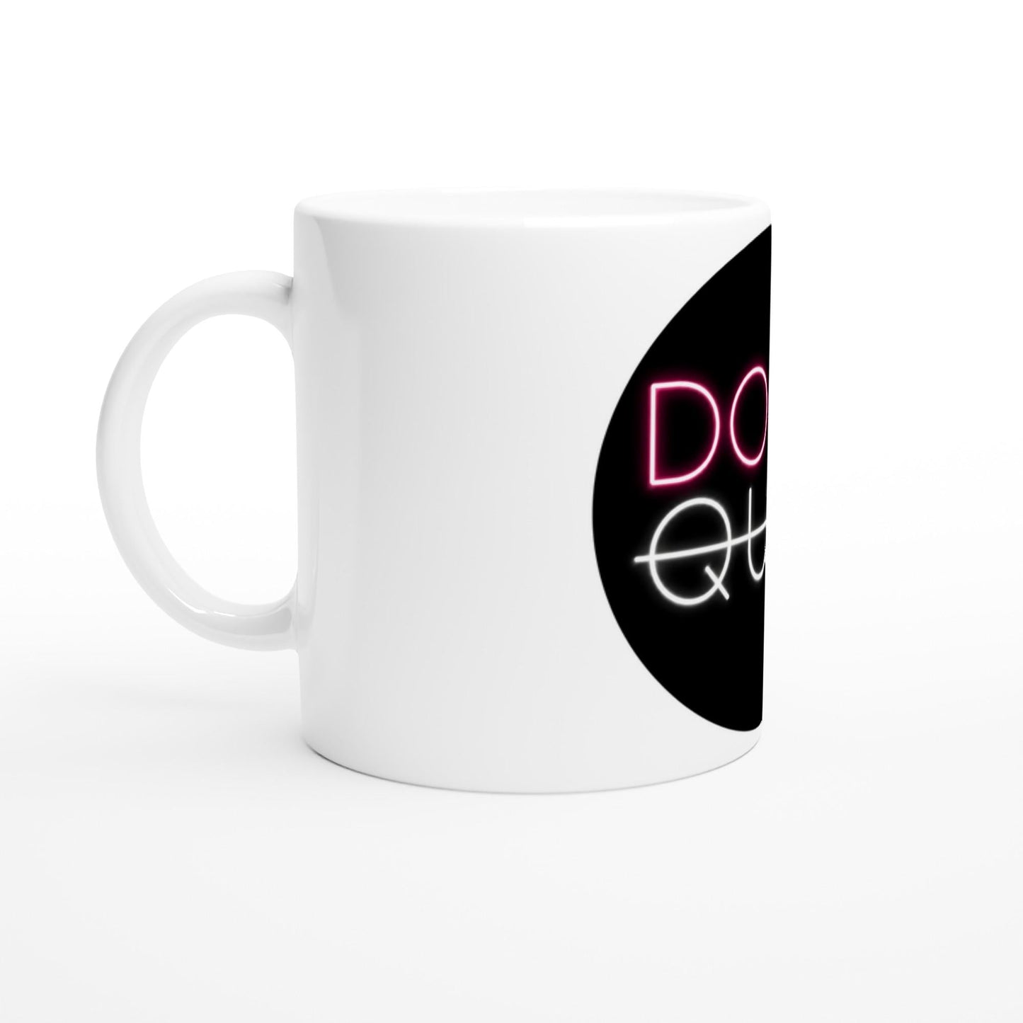DON'T QUIT Tasse | Motivations Tasse | Neon Spruch Becher | Motivation Geschenk | Büro Kaffee Tasse | Fitness | Durchhalten