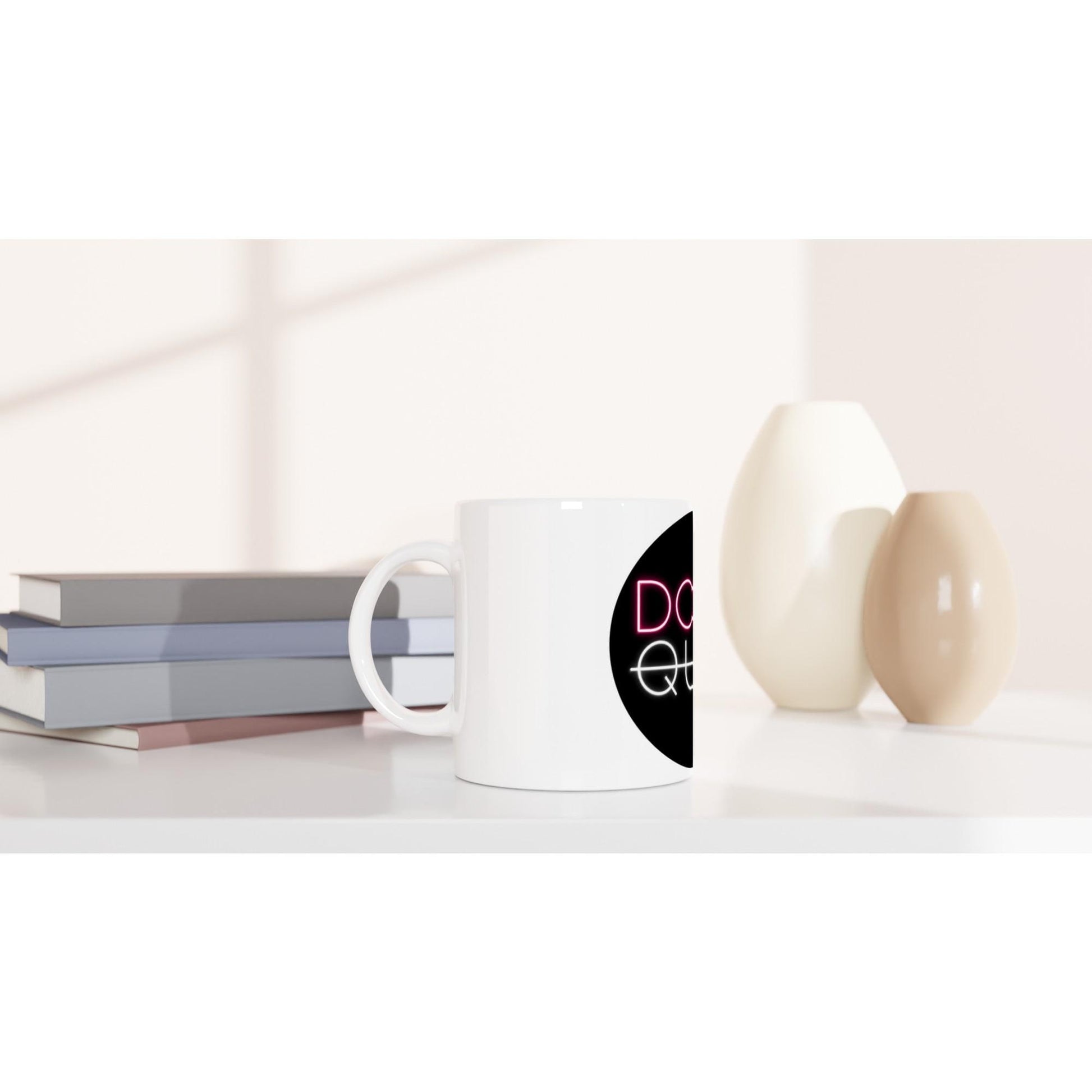DON'T QUIT Tasse | Motivations Tasse | Neon Spruch Becher | Motivation Geschenk | Büro Kaffee Tasse | Fitness | Durchhalten