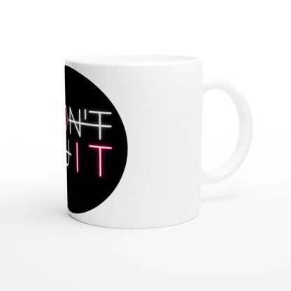 DON'T QUIT Tasse | Motivations Tasse | Neon Spruch Becher | Motivation Geschenk | Büro Kaffee Tasse | Fitness | Durchhalten