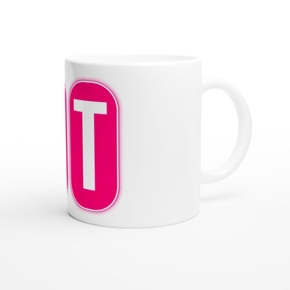 DO IT Tasse | Motivation Becher | Neon Schrift Tasse | Fitness Geschenk | Büro Kaffeebecher | Minimalistische Motivations Tasse