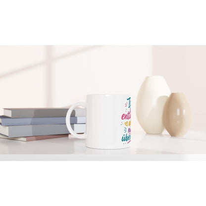 Ich bin enttäuscht, aber nicht überrascht Tasse | Lustige Spruch Tasse | Sarkasmus Becher | Büro Kaffee Tasse | Geschenk für Kollegen