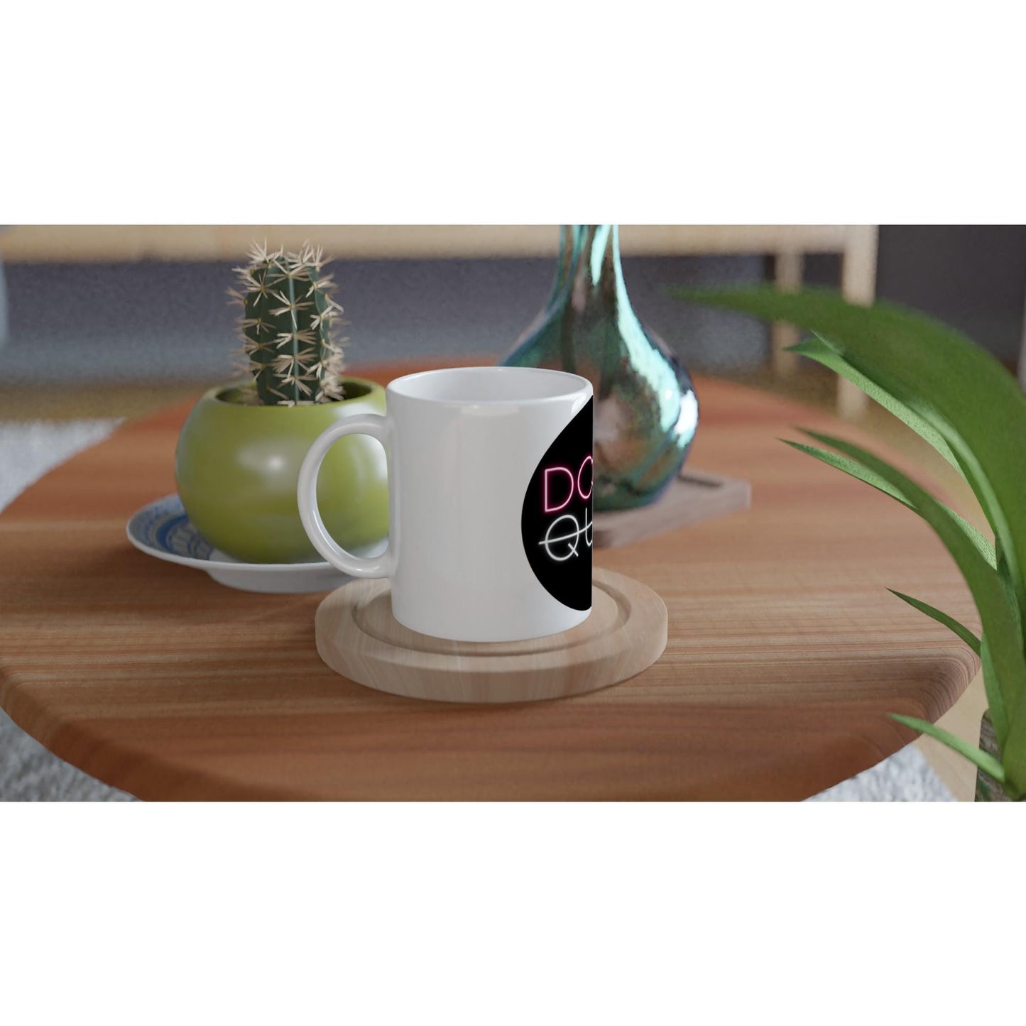 DON'T QUIT Tasse | Motivations Tasse | Neon Spruch Becher | Motivation Geschenk | Büro Kaffee Tasse | Fitness | Durchhalten
