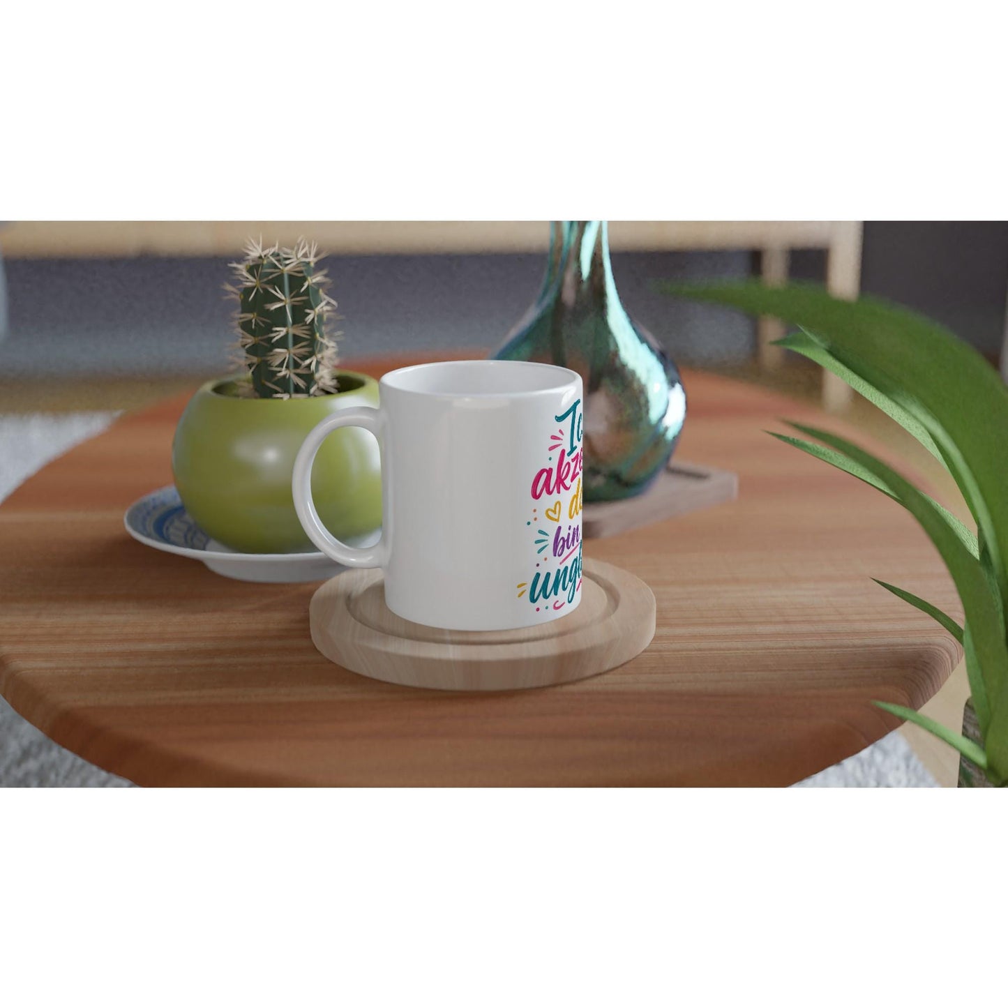 Ich akzeptiere das, bin aber unglücklich Tasse | Lustige Spruch Tasse | Sarkasmus Becher | Geschenk für Kollegen | Büro Kaffee Tasse Humor