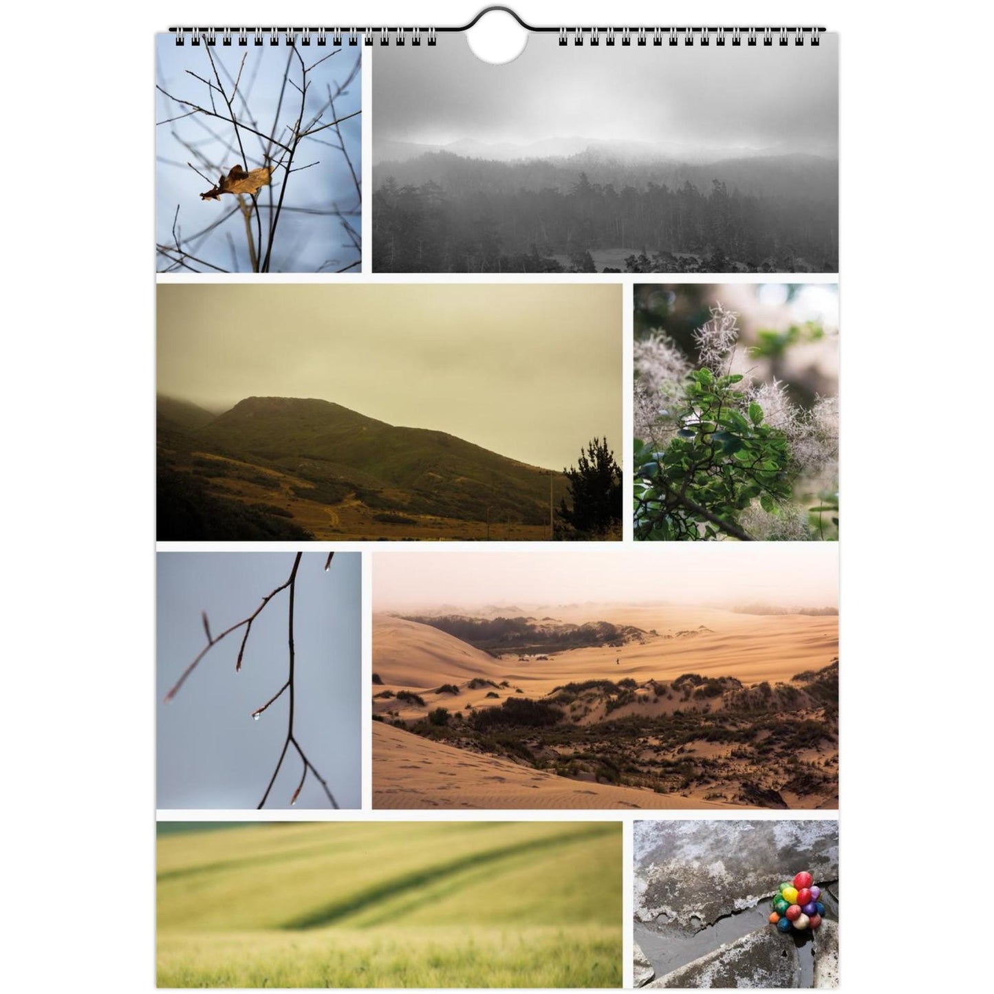 Natur Fotokalender 2027 Hochformat | A4 A3 Wandkalender mit Kalendarium | Küsten- und Reisekalender Geschenk USA Deutschland Küste Europa