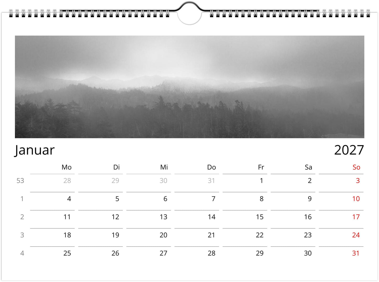 Natur Fotokalender 2027 | Wandkalender mit Kalendarium | Küsten- & Reisekalender | Geschenk für Deutschland Deutschland USA Küste Fotografie