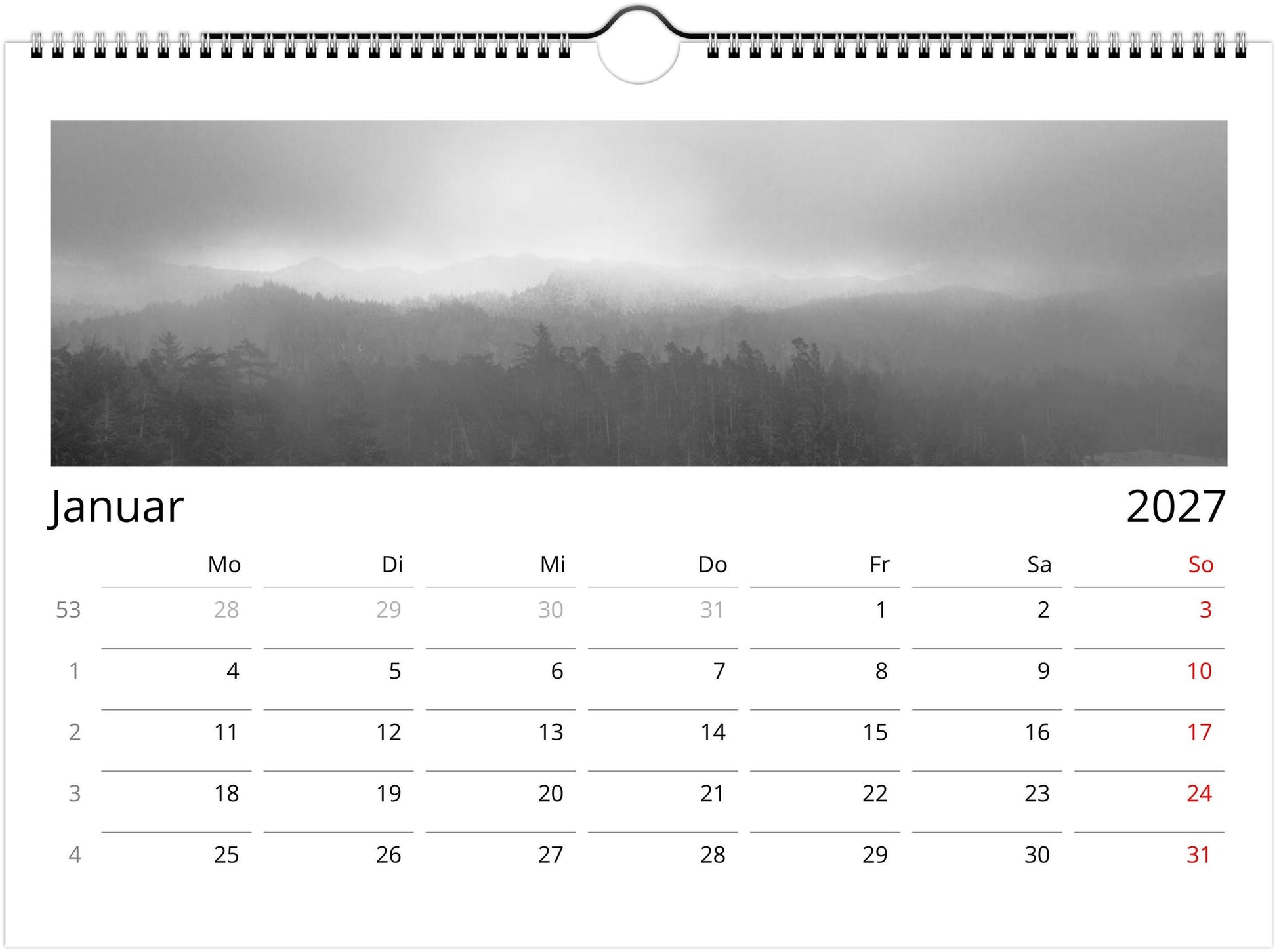 Natur Fotokalender 2027 | Wandkalender mit Kalendarium | Küsten- & Reisekalender | Geschenk für Deutschland Deutschland USA Küste Fotografie