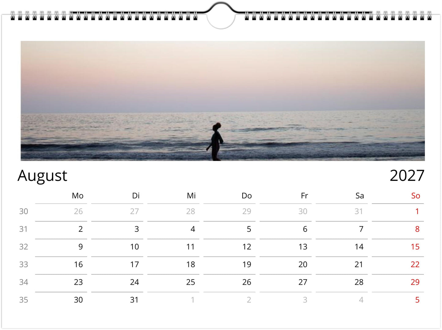 Natur Fotokalender 2027 | Wandkalender mit Kalendarium | Küsten- & Reisekalender | Geschenk für Deutschland Deutschland USA Küste Fotografie