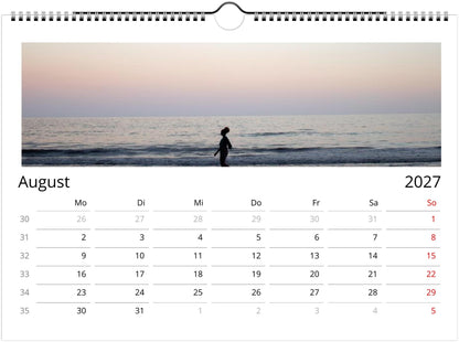 Natur Fotokalender 2027 | Wandkalender mit Kalendarium | Küsten- & Reisekalender | Geschenk für Deutschland Deutschland USA Küste Fotografie