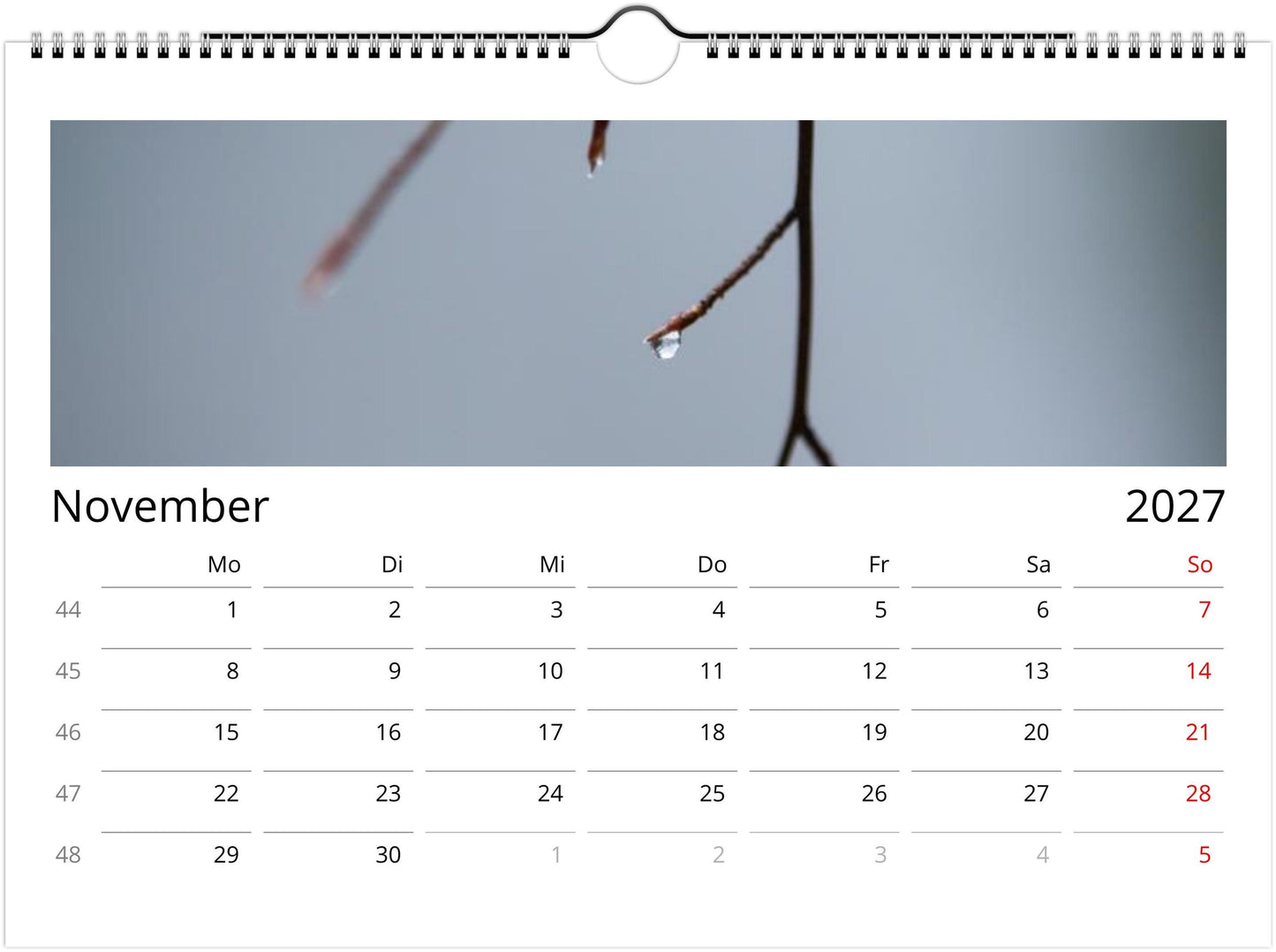 Natur Fotokalender 2027 | Wandkalender mit Kalendarium | Küsten- & Reisekalender | Geschenk für Deutschland Deutschland USA Küste Fotografie