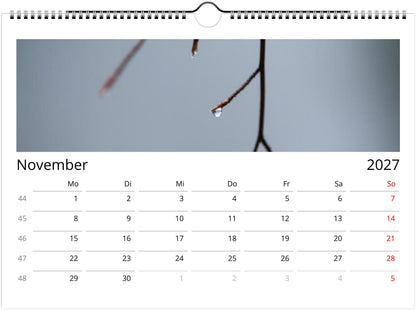 Natur Fotokalender 2027 | Wandkalender mit Kalendarium | Küsten- & Reisekalender | Geschenk für Deutschland Deutschland USA Küste Fotografie