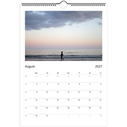 Natur Fotokalender 2027 Hochformat | A4 A3 Wandkalender mit Kalendarium | Küsten- und Reisekalender Geschenk USA Deutschland Küste Europa