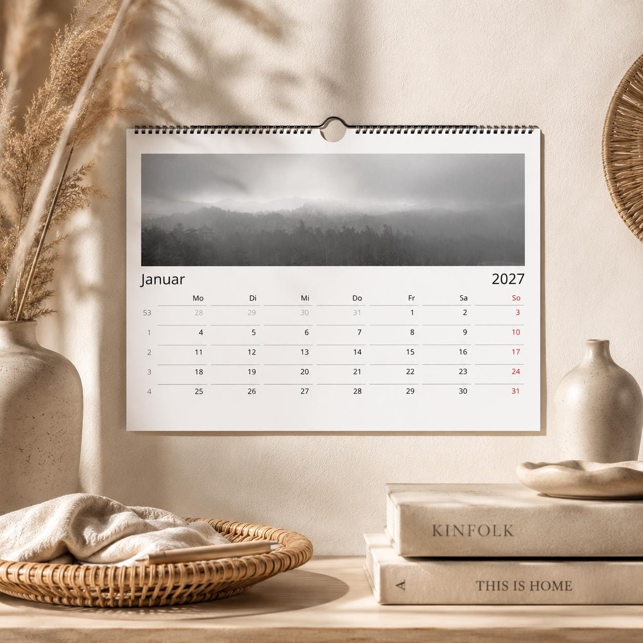 Natur Fotokalender 2027 | Wandkalender mit Kalendarium | Küsten- & Reisekalender | Geschenk für Deutschland Deutschland USA Küste Fotografie