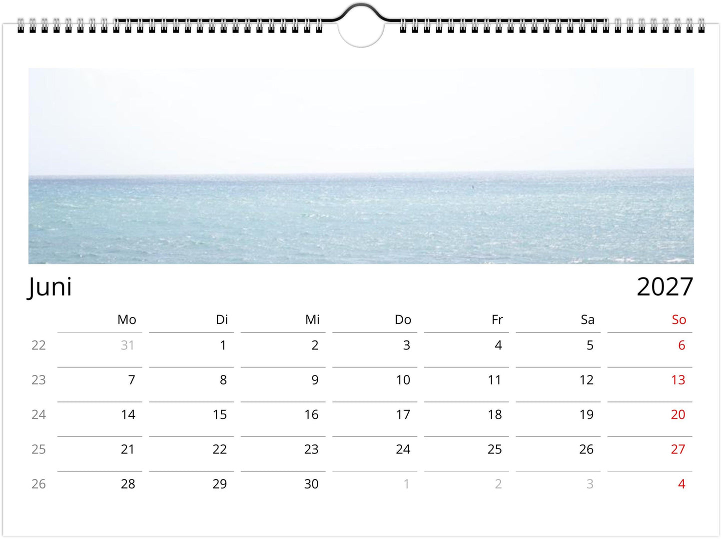 Natur Fotokalender 2027 | Wandkalender mit Kalendarium | Küsten- & Reisekalender | Geschenk für Deutschland Deutschland USA Küste Fotografie
