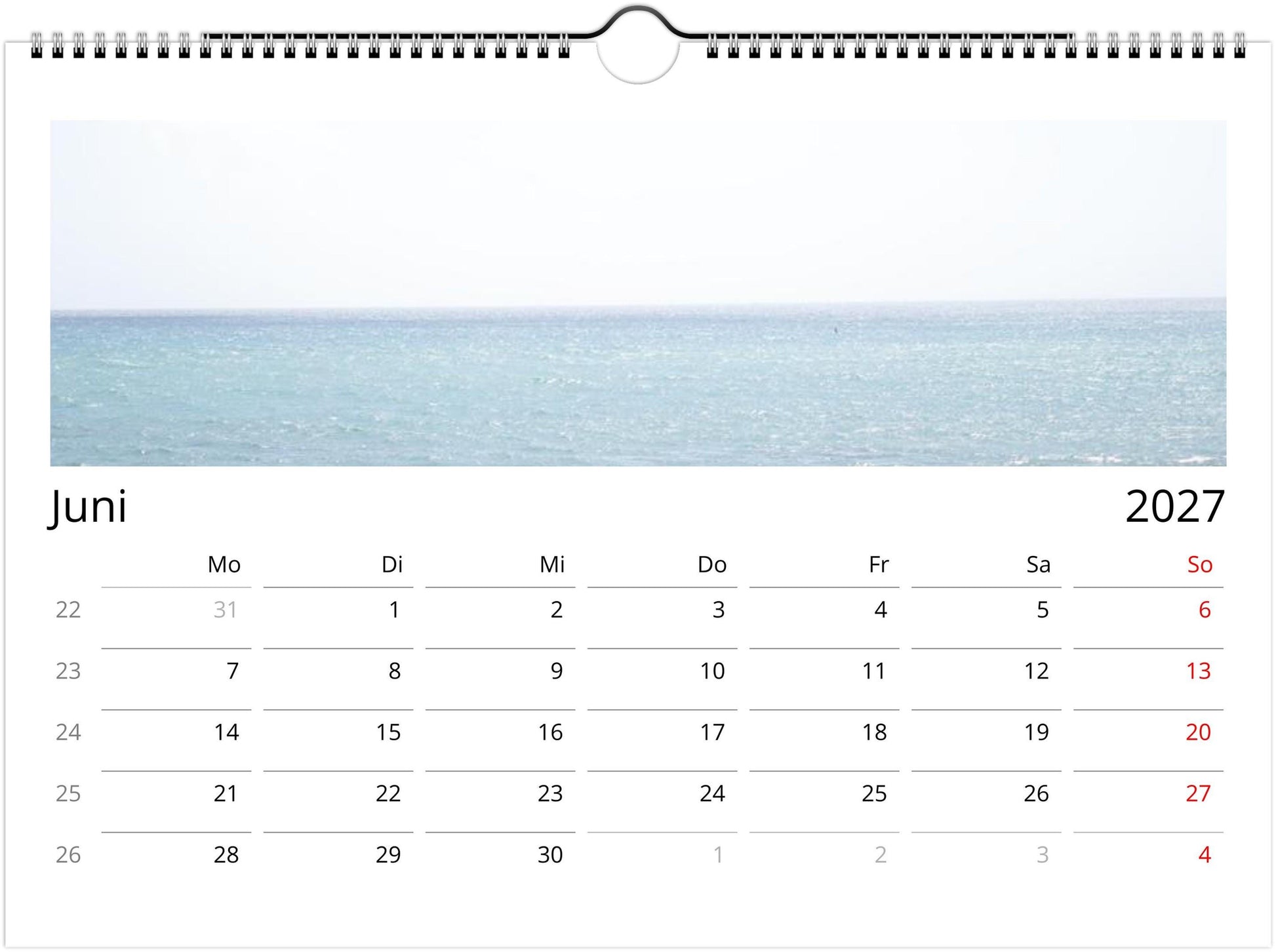 Natur Fotokalender 2027 | Wandkalender mit Kalendarium | Küsten- & Reisekalender | Geschenk für Deutschland Deutschland USA Küste Fotografie
