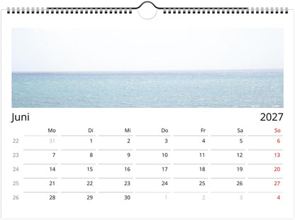 Natur Fotokalender 2027 | Wandkalender mit Kalendarium | Küsten- & Reisekalender | Geschenk für Deutschland Deutschland USA Küste Fotografie