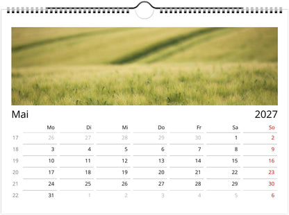Natur Fotokalender 2027 | Wandkalender mit Kalendarium | Küsten- & Reisekalender | Geschenk für Deutschland Deutschland USA Küste Fotografie