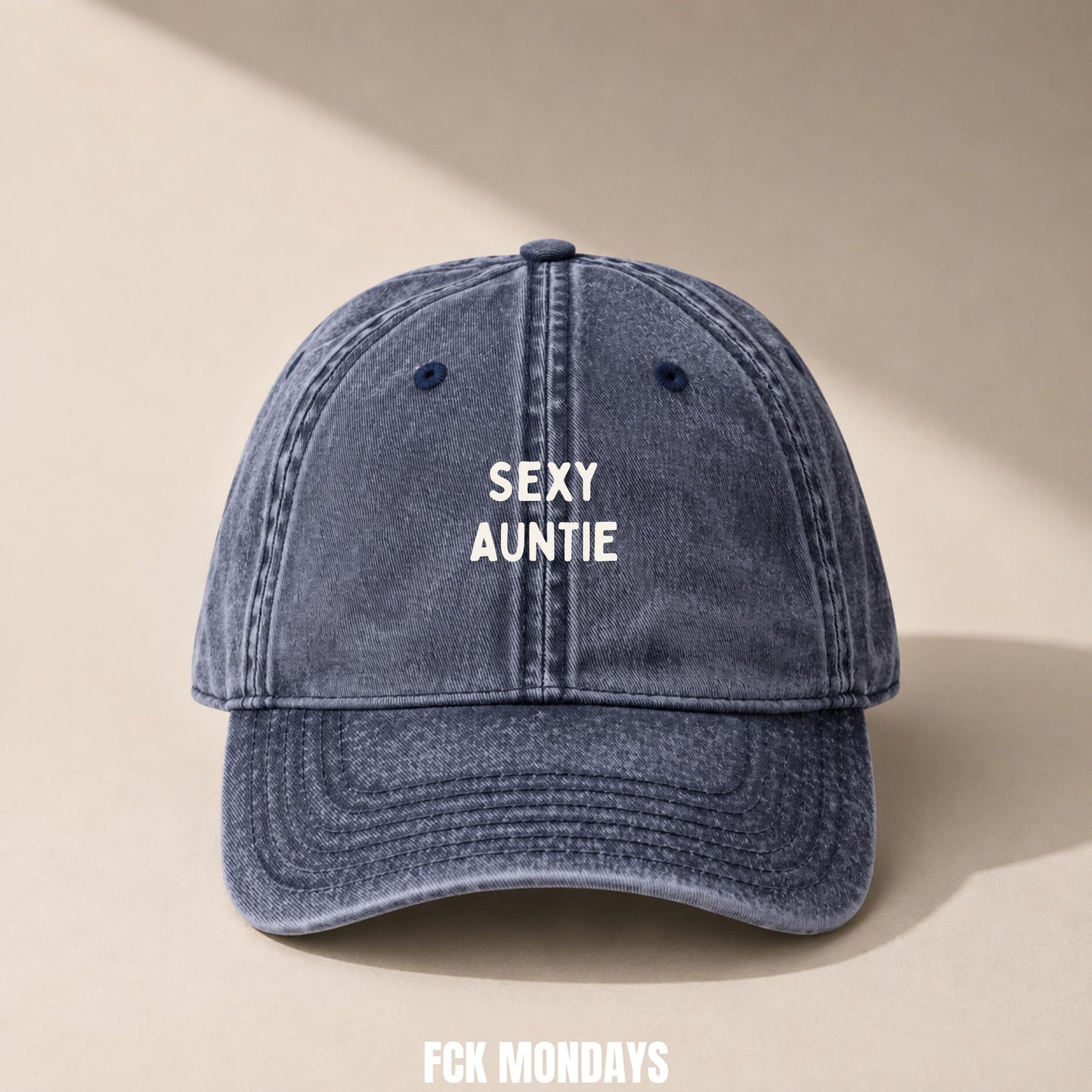 Sexy Auntie Cap Vintage | Bestickte Tante Mütze | Auntie Gift | Baby Announcement | Schwangerschaftsverkündung Geschenk