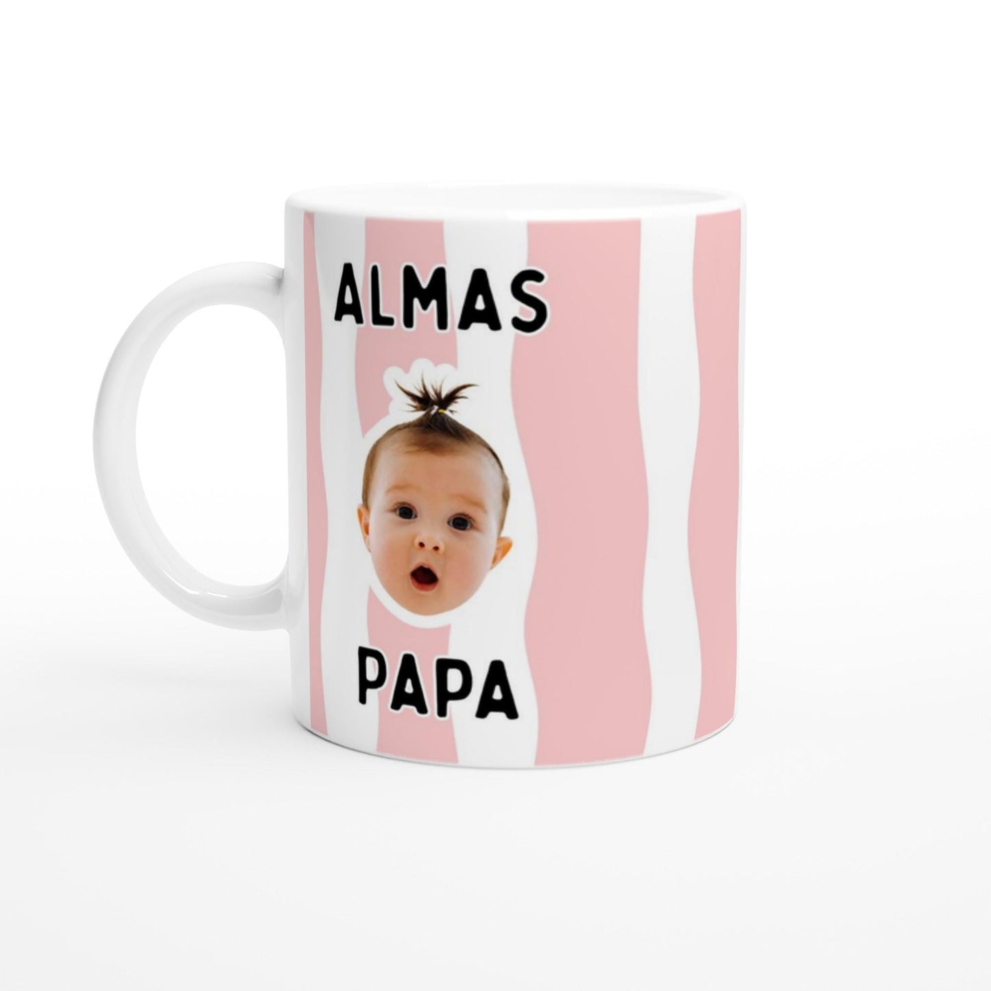 Personalisierte Papa Tasse mit Babyfoto | Geschenk für Papa Onkel Patenonkel Opa | erster Vatertag | Geburtstag Becher Weihnachten
