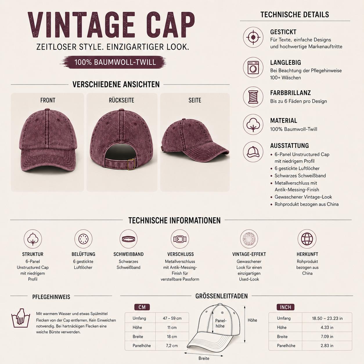 Well...No! Cap Vintage | Bestickte Schirmmütze | Funny Quote Cap | Statement Mütze Geschenk Freundin | Festival Baumwoll Cap