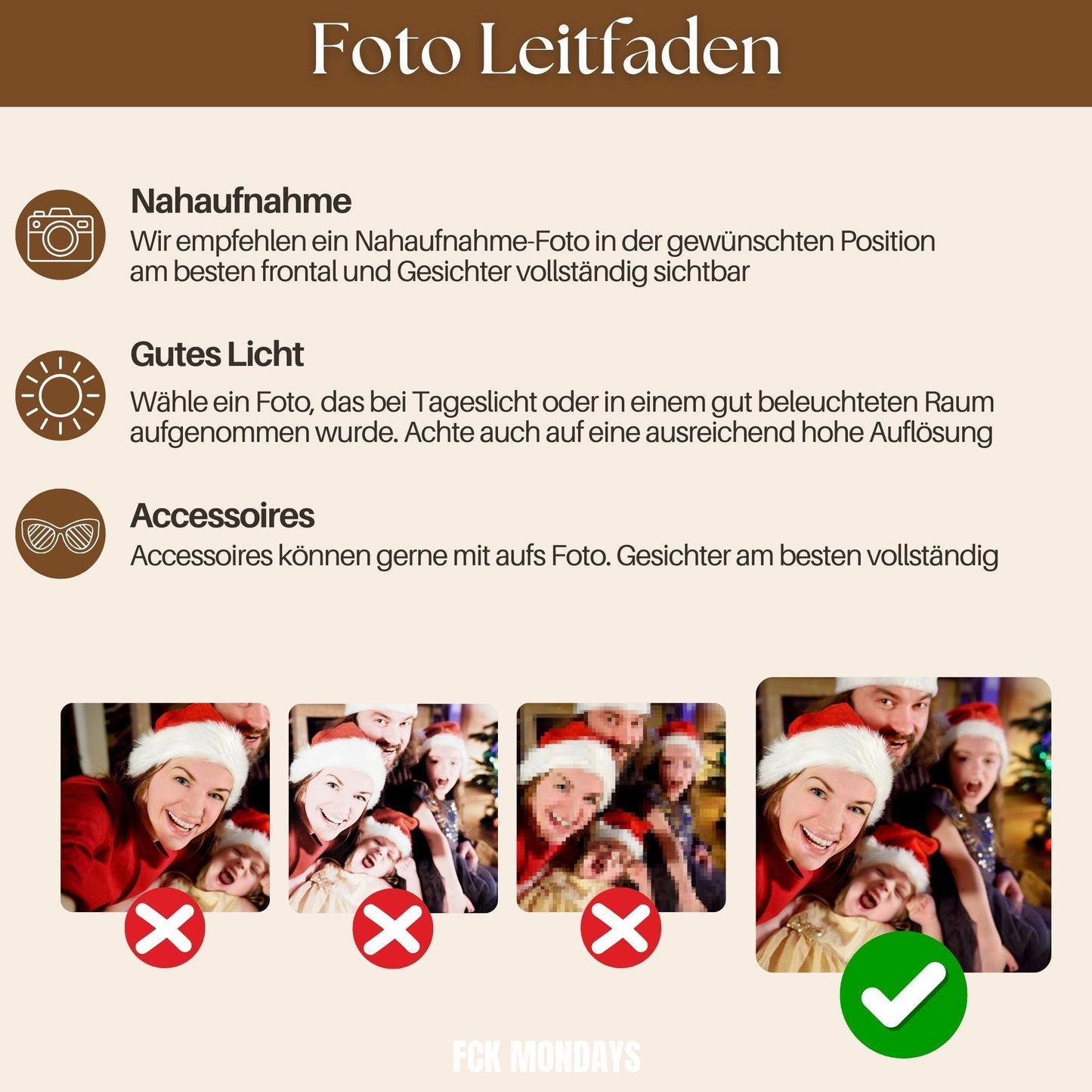 Personalisiertes Foto Ornament, Keramik Weihnachtsanhänger mit eigenem Bild, Geschenk für Familie Paare Haustier Weihnachten