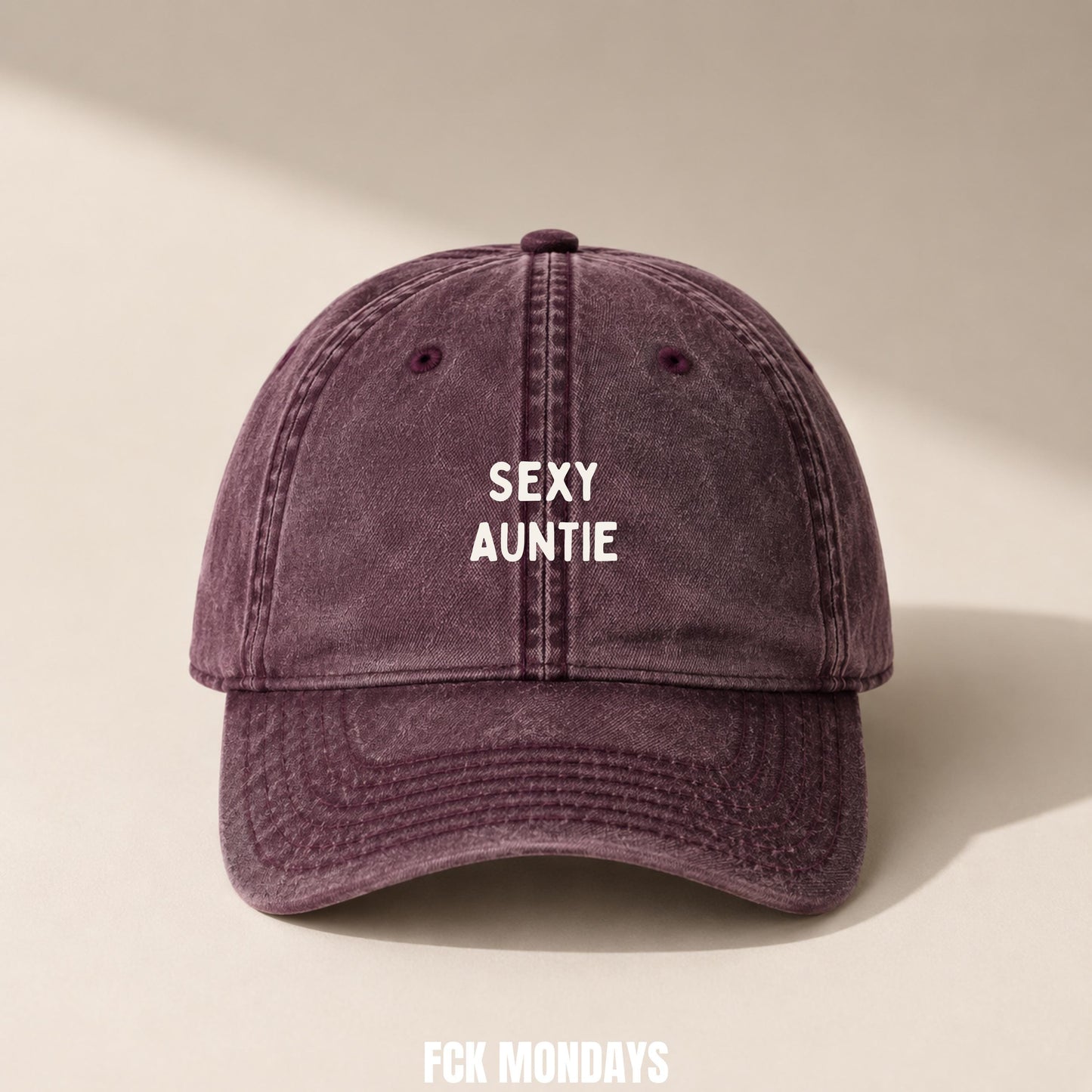 Sexy Auntie Cap Vintage | Bestickte Tante Mütze | Auntie Gift | Baby Announcement | Schwangerschaftsverkündung Geschenk