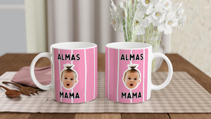 Personalisierte Papa Tasse mit Babyfoto | Geschenk für Papa Onkel Patenonkel Opa | erster Vatertag | Geburtstag Becher Weihnachten