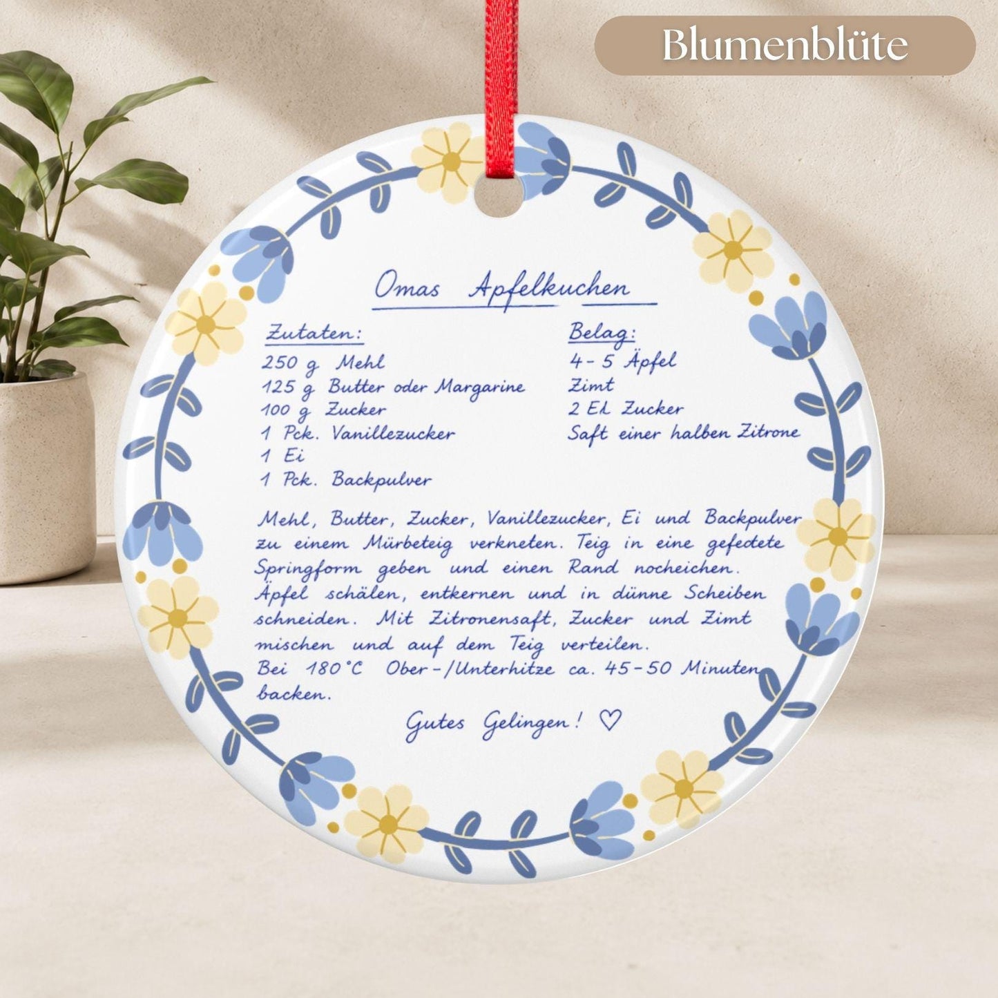 Personalisiertes Handschrift Ornament, Custom Keramik Anhänger mit Notiz Foto Kinderzeichnung, Erinnerungsgeschenk Weihnachten