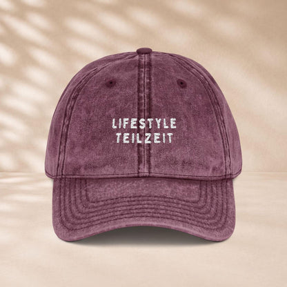 Lifestyle Teilzeit Cap Vintage | Bestickte Statement Mütze | Lustige Schirmmütze Geschenk | Baumwoll Cap