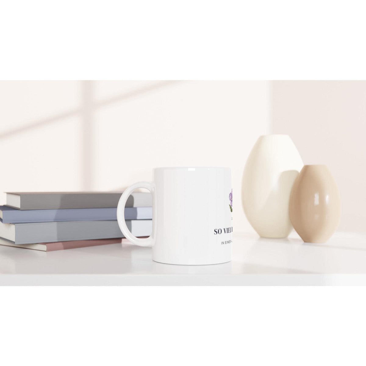 Friede, Liebe, Hoffnung Tasse | Mutmacher Geschenk für Freundin | Positive Sprüche | Aquarell Becher | Geburtstag Aufmunterung