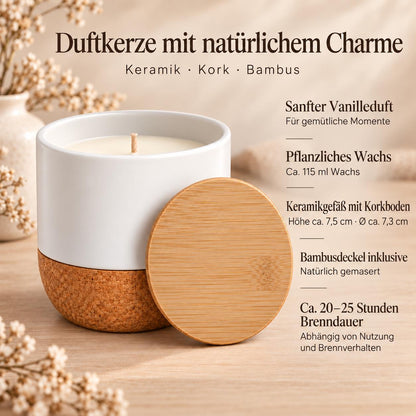 Personalisierte Duftkerze als Dankeschön | Geschenk für Erzieherin + Lehrerin | Kita-Abschied, Danke fürs Begleiten | Namen, Vanille