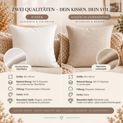 Kissen „Ein bissle Dolce Vita geht immer“ | Geschenk Freundin Italien Fans Aquarell Zitrone Sommer Deko Sofa Mediterrane Lebensfreude
