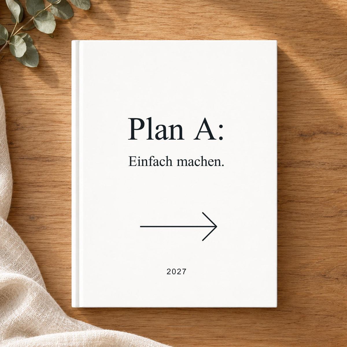 Terminplaner 2027 mit Mutmach-Spruch & Blumen – A5 Hardcover für Ziele und Alltag, Geschenk für Freundin zum Geburtstag oder Neustart