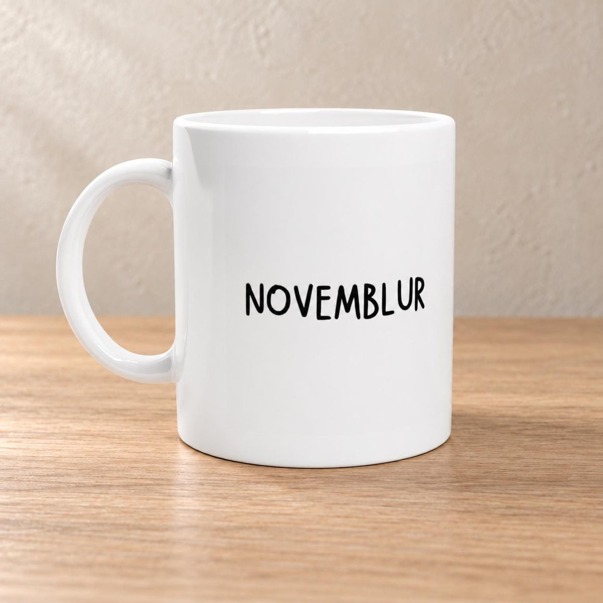 NOVEMBLUR Tasse | Lustiger November Spruch | Winterblues Geschenk Freundin Kollegin | Herbst Humor Keramikbecher