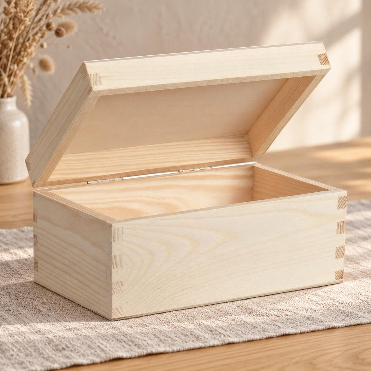 70. Geburtstag Erinnerungskiste personalisiert mit Namen | Holzbox Geschenk für Mama und Oma | Sonne und Mohnblumen | Geldgeschenk Garten